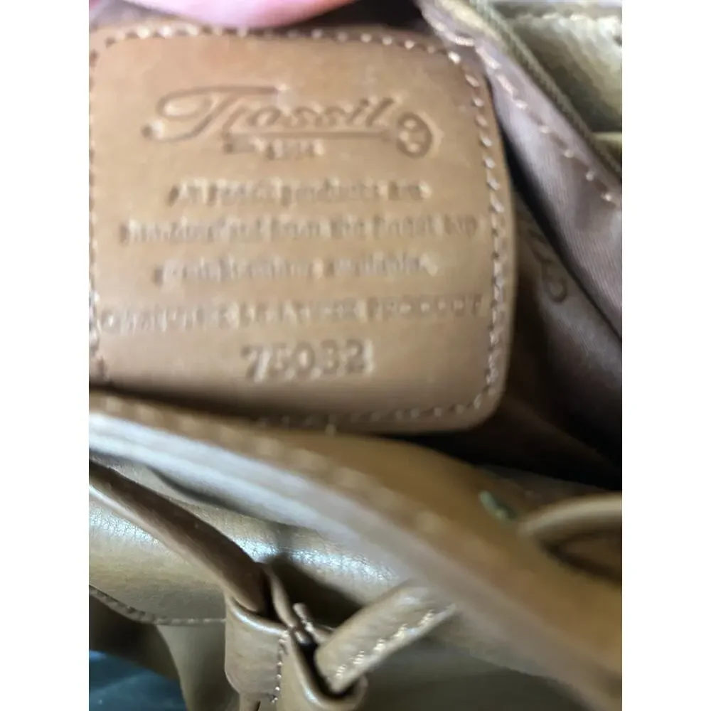 Vintage 2000 Y2K‎ Fossil Hand Bag Leather